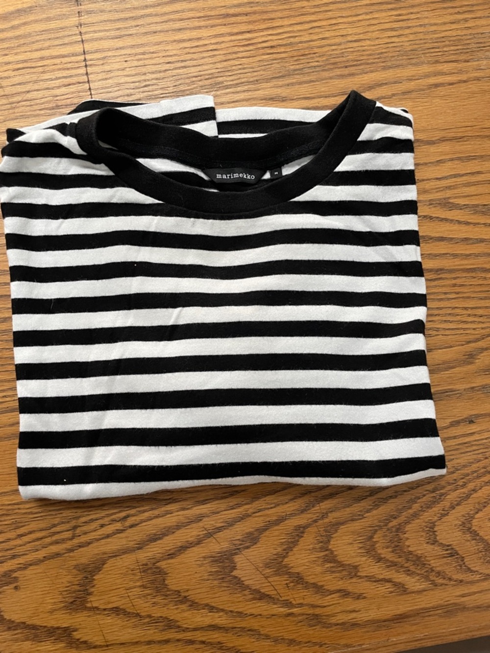 Marimekko Women’s Black & White Striped Tee